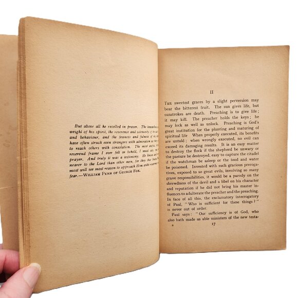 Power Through Prayer by E.M. Bounds RARE Vintage 1958 Original Edition - Picture 3 of 5